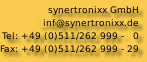 synertronixx, Vahrenwalder Str. 7, 30165 Hannover