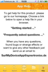 SurfMyDevice App getting started