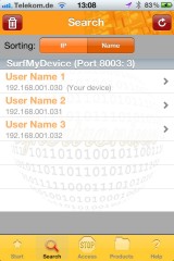 SurfMyDevice App getting started